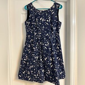 Blue floral Zara Basic dress, size medium
